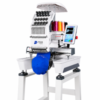 Machine à broder FUJA à tête unique, 10 aiguilles, informatisée, haute précision, pour usage domestique, nouveau moteur, Tajima, avec garantie de 2 ans