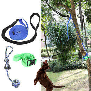Mainan tarik anjing kuat untuk anjing besar pohon Tugger mainan anjing peralatan bermain luar ruangan <span class=keywords><strong>Tug</strong></span> <span class=keywords><strong>a</strong></span> War tali Bungee untuk hewan peliharaan - Product Image 2
