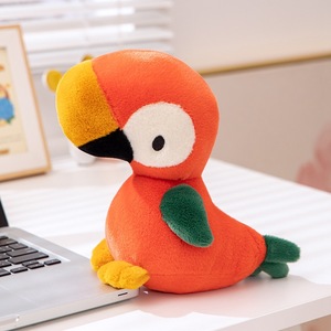 Nuevo Peco Color tucán Super suave muñeco de peluche bordado Anime Zoo recuerdo decoración juguete Material de algodón PP relleno estrés - Product Image 6