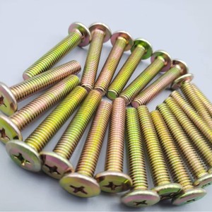 High Strength Galvanized Phillips Head <b>Flat</b> Head Chamfered Furniture <b>Screws</b> M8 M6 For Wood Assembly GBT 845 2017 Class 8.8 - Product Image 4