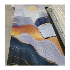 PVC大理石シートUVハイライトウォールボード室内装飾カーボンクリスタルバスルーム大理石代替シャワーウォールパネル - Product Image 3