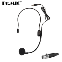 Mikrofon Headset berkabel logam ringan, harga kompetitif jarak terhubung