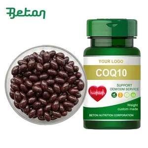 गर्म बिक्री हृदय स्वास्थ्य थोक स्वास्थ्य खाद्य CoQ10 सॉफ़्टजेल 60 मिलीग्राम