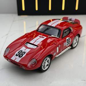 Modellino Auto Sportiva <span class=keywords><strong>Cobra</strong></span> in Metallo Pressofuso 1:32 con Suoni, Luci, Porte Apribili e Funzione Pull-back, Regalo per Ragazzi - Product Image 5