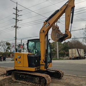 Original Caterpillar 306 <b>Small</b> Excavator With Dozer Blade Stable Performance - Product Image 1