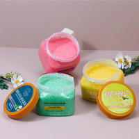 Bath Salt Sugar Scrub with Coconut Lime Vitamin C & Watermelon Fragrance Vegan Shea Butter for Facial & Body Exfoliation