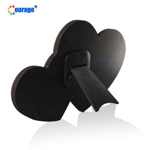 MD-055 en bois de cadre de photo de photo de cristal blanc de sublimation de double de conception de <span class=keywords><strong>mode</strong></span> pour la sublimation - Product Image 5