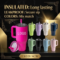 Tasses de voiture et mugs à bière personnalisables avec logo, en acier inoxydable 304, étanches, à double paroi, isolées sous vide, écologiques, avec cuillère intégrée