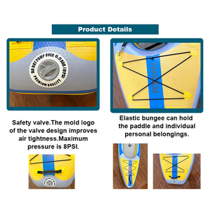 ZEBEC Kxone Nuovo Design Personalizzato Canoa Pieghevole Leggera per Due Persone Kayak Gonfiabile in Tessuto Drop-stitch per Spiaggia - Product Image 2