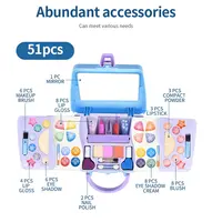 Akiaco Icti Goedkeuring Make-Up Kit Voor Kids EN71 Astm Hot Koop Kids Make-Up Kit