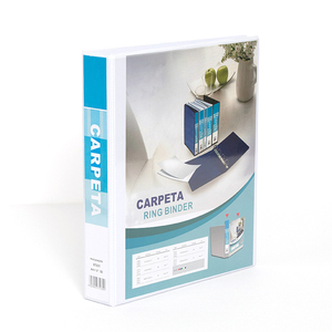 Cincin <span class=keywords><strong>Binder</strong></span> PVC 1 inci A4 <span class=keywords><strong>Binder</strong></span> kantor map berkas 1 inci <span class=keywords><strong>Binder</strong></span> daun longgar dengan cincin bulat - Product Image 3