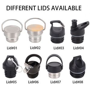 Bouteille d'eau isotherme en métal à double paroi avec logo personnalisé, réutilisable, pour le voyage, la randonnée et le sport, à ouverture standard – Grande Vente - Product Image 5