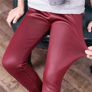 Automne hiver nouveaux vêtements pour enfants femme bébé respirant imprimé décontracté doublé polaire pleine longueur 100% Polyester Leggings - Product Image 3