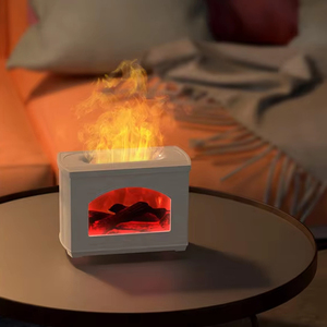 Máquina perfumada de 270ml, Mini humidificador de llama creativa, difusor de aceite esencial para chimenea, humidificador de aire de aromaterapia para el hogar YS - Product Image 4