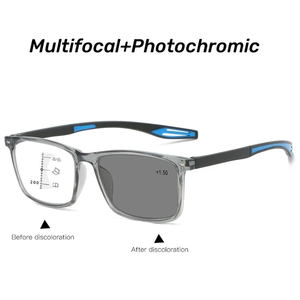 Lunettes de lecture progressives multifocales photochromiques anti-lumière bleue personnalisées avec logo, pour hommes et femmes, idéales pour le sport - Product Image 6