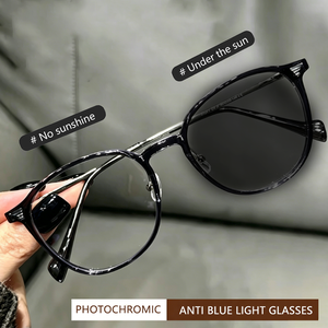 Monturas Metálicas de Alta Calidad al por Mayor, Monturas Unisex con Protección Anti Luz Azul, Gafas <span class=keywords><strong>Fotocromáticas</strong></span> para Todo Tipo de Rostro, Gafas Ópticas - Product Image 2