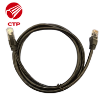 Câble de raccordement Ethernet blindé CM Slim CAT6A en cuivre nu, 1m 2m 3m, certifié CE