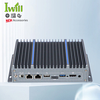 Mini PC Industrial Integrado Sin Ventilador RK3568 de 4 Núcleos de Fábrica OEM, Ethernet Gigabit Dual, WiFi6, 4K HD, LVDS, Barebone con Estado de Stock
