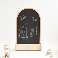 Tableau d'activités Montessori en bois pour enfants, tableau magnétique double face pour dessin et peinture pour tout-petits