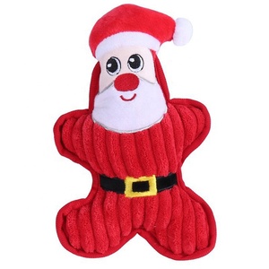 Petite taille coton <span class=keywords><strong>chien</strong></span> jouet à mâcher haute qualité noël père noël pingouin bonhomme de neige forme grinçant morsure résistant et Durable pour animaux de compagnie - Product Image 6