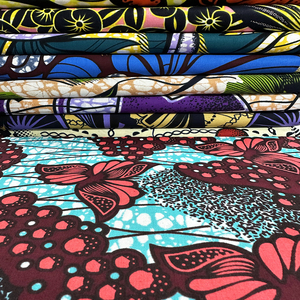 Super V Authentique 100% Tissu Pagnes Africains en Coton Imprimé Wax 6 Yards Dobby Batik 150gsm Chevrons <span class=keywords><strong>pour</strong></span> Chemises Garçons - Product Image 6