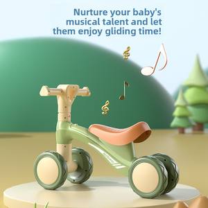 Vélo Électrique Équilibré à Quatre Roues en Plastique pour Enfants de 1 à 4 Ans, Jouet Porteur Électrique 3-en-1 pour Tout-Petits, Meilleures Ventes à Prix Réduit - Product Image 3