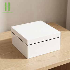 New Trend Lacquer Box Jewelry Custom High Gloss Lacquer Luxury Gift Wooden Jewelry Packaging Box OEM Made in <b>Vietnam</b> - Product Image 1