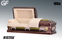 Cercueil américain réglable pour adultes de 28 pouces, en acier 18G, couleurs au choix. Cercueil funéraire moderne et protecteur pour inhumation au sol, usage adulte.