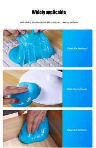 Kit de nettoyage automobile avec gel nettoyant pour l'intérieur de la voiture, pâte de nettoyage, slime, outils de detailing automobile, avec <span class=keywords><strong>fiche</strong></span> de données de sécurité des matériaux OEM 160g - Product Image 4