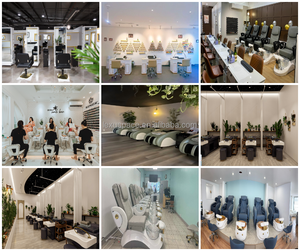 Multifunktion ales japanisches Shampoo-Bett für Friseursalons Komfortable elektrische Liege funktion mit Fußbad-Spa-Bett - Product Image 6