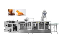 Machine d'emballage horizontale HFFS haute performance pour sachets Doypack, idéale pour le ketchup et la mayonnaise, 80 sachets/min
