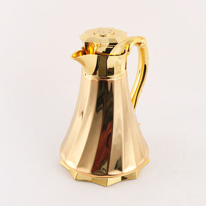 กาน้ำชาคุณภาพสูง Mayflower รุ่น Golden Teapot Dallah ขนาด 1000 มล. กระติกน้ำร้อนแบบอาหรับ เก็บความร้อน กาต้มกาแฟแบบอาหรับ - Product Image 2