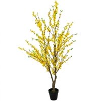 Lebensechte Geburtstagsdekoration Künstlicher Winterjasmin-Blütenbaum Realistische Kunstblumen Raumdekoration Hochzeitsblumenarrangement