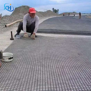 Nóng bán sợi thủy tinh Polyester PP HDPE hai trục geogrid sợi thủy tinh lưới đường gia cố geogrid - Product Image 1