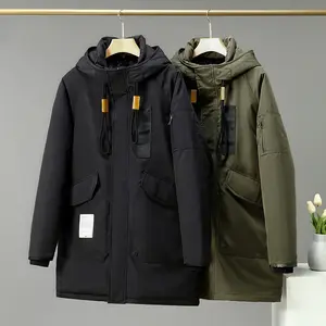 Nieuw Donsjack Met Capuchon Warm Wit Eend Donsjack Trendy Multi-Pocket Outdoor Winterkleding