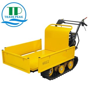 Elektrische hydraulische minidumper, 300 kg laadvermogen, compacte kruiwagen voor bouw, landbouw en tuintransport - Product Image 3