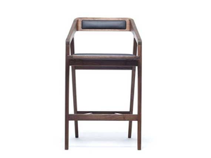 Sang trọng cao truy cập phân tùy chỉnh rắn gỗ thanh Ghế đệm gỗ tự nhiên có thể điều chỉnh cho nhà bếp nhà hàng thanh ngoài trời - Product Image 2