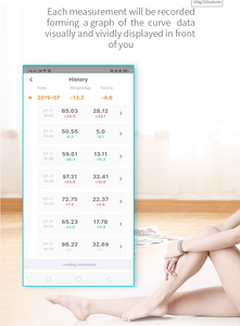 Échelle de graisse corporelle intelligente <span class=keywords><strong>2022</strong></span> <span class=keywords><strong>connectée</strong></span> à l'application mobile pour les tests d'IMC - Product Image 6