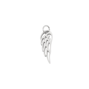 <strong>Angel</strong> Wing Stainless Steel Jewelry <strong>Charm</strong> 7*20MM Silver / Gold / Rose Gold Small Pendant <strong>Charms</strong> for Jewelry Making - Product Image 2