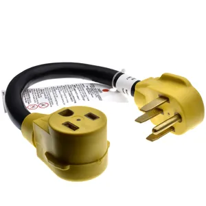 Schweißadapterkabel, NEMA 14-50P männlich zu 6-50R weiblich, 50 A/S Schweißadapter Stecker, Hochleistungs-STW 8 AWG 50 A/S 250 V