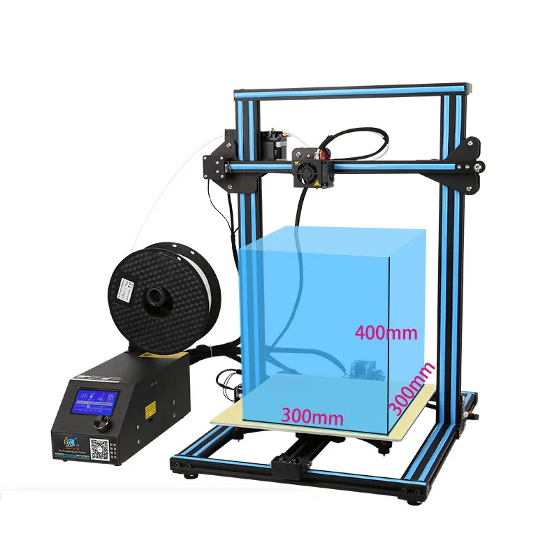 Max CR-10S hot sale touch screen 300x300x400mm large size than ender 3 3d printer