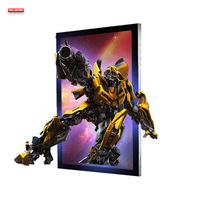 Affiche publicitaire 3D à œil nu 4K LCD pour affichage numérique Totem de joueur Affiche lenticulaire pour centre commercial Ascenseur