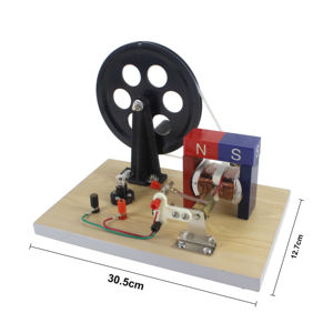 Générateur manuel AC et DC pour expérience physique, générateur AC/DC à manivelle pour démonstration - Product Image 2