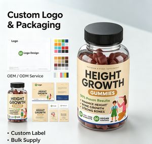 Factory Wholesale Growth Vitamins for Kids <strong>Height</strong> Kids <strong>Height</strong> Grown Gummies Kids Growth Vitamins for <strong>Height</strong> <strong>Booster</strong> - Product Image 3