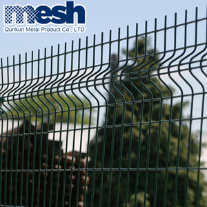 Anping Chất lượng cao tam giác lưới hàng rào giá tốt 3D cong hàng rào hệ thống màu xanh lá cây tùy chỉnh - Product Image 2