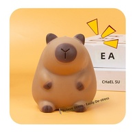 Jouet anti-stress Capybara Squishy ultra-doux en caoutchouc thermoplastique, fluide comme du slime ; jouet à presser créatif et mignon en forme d'animal à récupération lente