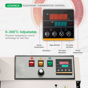 FR-900 tự động ngang Túi Nhựa nhiệt niêm phong máy ban nhạc liên tục niêm phong máy - Product Image 5