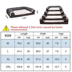 سرير كلاب طبي مضاد للانزلاق مع رغوة ذاكرة مبردة بالجل وطبقة داخلية مقاومة للماء - Product Image 2