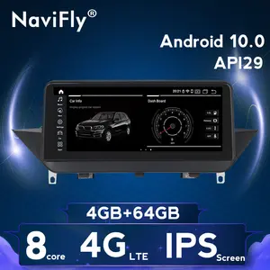 NaviFly MSM8953 8 çekirdekli 4 + 64G Android 10.0 araç dvd oynatıcı oynatıcı BMW X1 E84 2009-2015 4G LTE GPS WIFI radyo