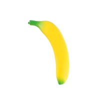 Petits jouets anti-stress souples en PU en forme de banane pour cadeaux en gros